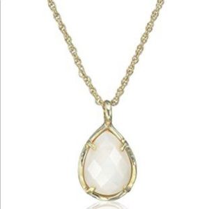 Kendra Scott Teardrop necklace Gold Ivory Pearl